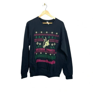 NWOT Arizona Coyotes NHL Christmas Crewneck Sweatshirt in Black/Red Size L